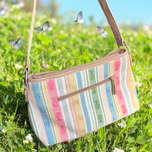 Jamaica Bay Striped Multicolor Purse
